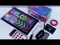 Υψηλή φωτεινότητα 3500 νιτ LED Ευέλικτη οθόνη Bluetooth σύνδεση 1330x192mm